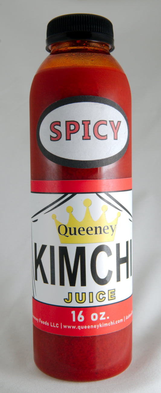 Queeney Kimchi Juice Extra Spicy 16oz