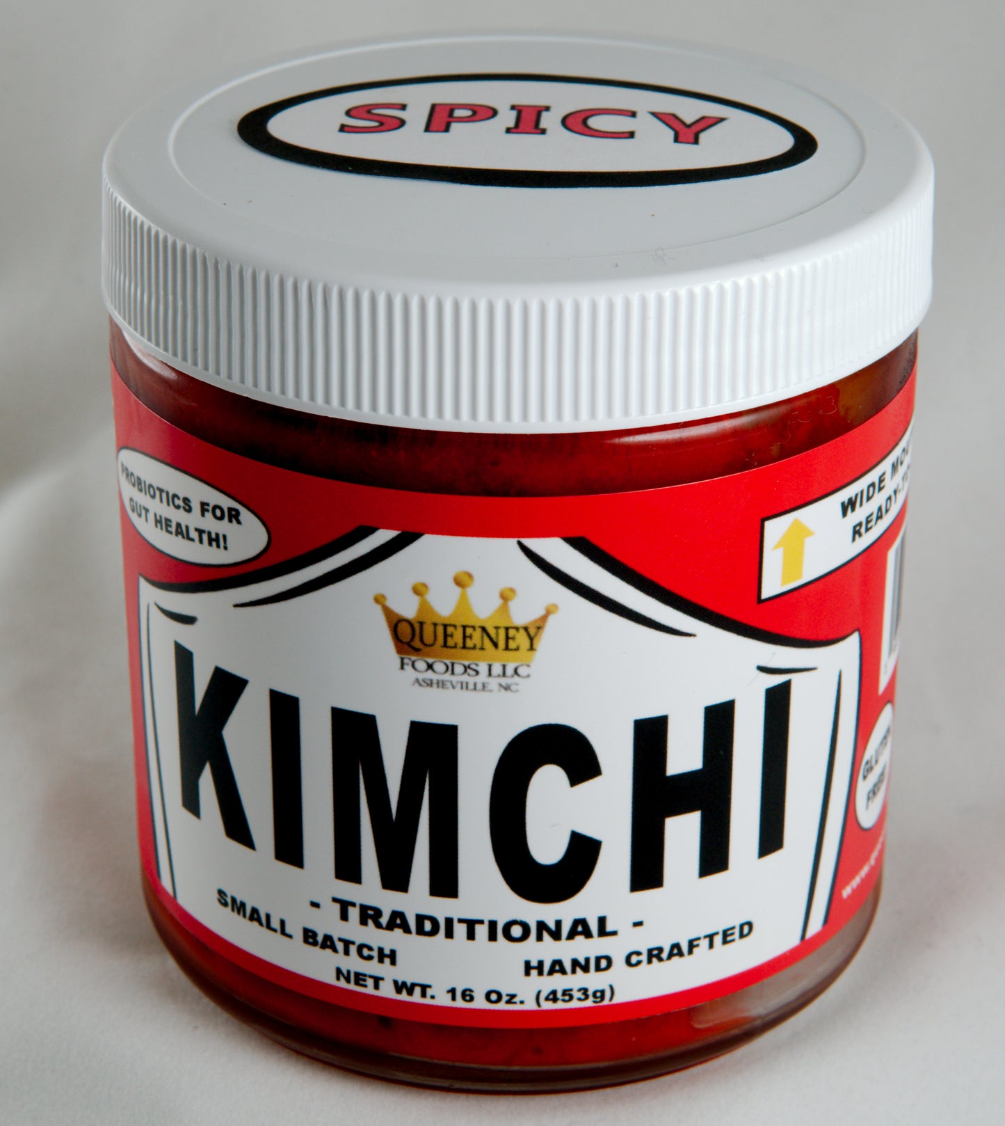 Queeney Kimchi Extra Spicy 16oz